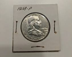 1958 P Franklin Half Mint State +++++ | eBay