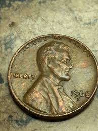 Rare Lincoln wheat penny 1968 'S' minted rare wheat penny ...