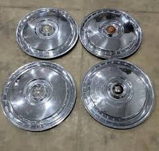 1955-1956 Ford Fairlane-Thunderbird 15 in. Hubcaps, Wheel Covers Oem Ford Set 4 | eBay