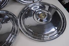 1955 1956 Ford Thunderbird Fairlane Full Hub Caps Wheel Covers Set of 6 | eBay Australia