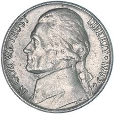 1983 D Jefferson Nickel Extra Fine XF