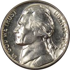 1961 D Jefferson Nickel 5 Cent Piece BU Uncirculated Mint ...