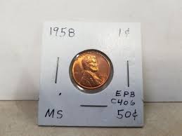 1958 MS One Cent Penny Coin | eBay