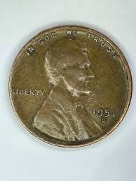 1951 d wheat penny With Error, The L In Liberty Is To Close/ On The Rim | eBay