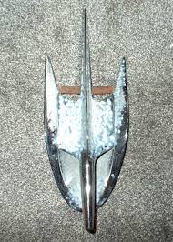 BJ-16853-A Vintage 1950'S Ford Hood Ornament W/MOUNT~#1 | eBay