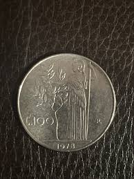 Italian L100 Italy Coin Lire Repvbblica Italiana Coin 1978 ...