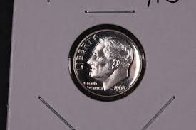 1963 Roosevelt Silver Dime, Proof Coin. Store #09079