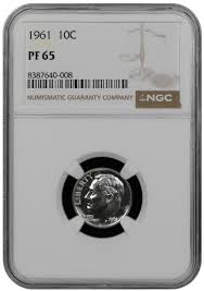 1961 Proof Roosevelt dime graded by NGC PF 65 | eBay