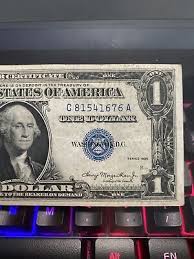 Error print & misaligned Mule 1935 Silver Certificate Dollar Super Rare | eBay