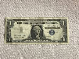 RARE Silver Certificate 1957A STAR Note - One Dollar - Ships PROMPTLY! See Pics | eBay