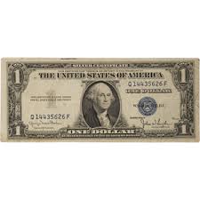 1935D $1 Silver Certificate, Wide Design F | Littleton Coin Company