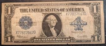 Nicer Circulated 1923 Horse Blanket Silver Certificate Large Note One Dollar Bill Blue Seal United States Banknote Currency 1.00 Ship - Etsy