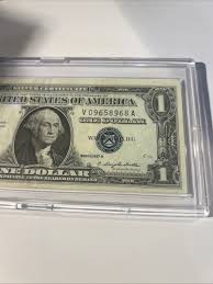 1957 $1 Silver Certificate Slab #09658968 Blue Seal Rare ...
