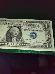 1957 A Silver Certificate One Dollar $1 Blue Seal Exc UNC ...