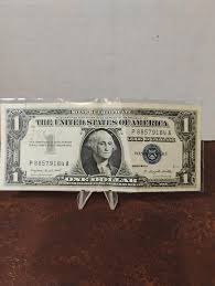 1957 A Series One Dollar Silver Certificate Serial Number ...