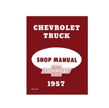 1957 or 1958 Chevy Factory Service Manual - GMCPaul's Truck ...