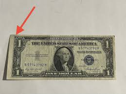 1957 Silver Certificate Rare Dollar Bill Blue Seal Old US Bill $1 Money Series B | eBay