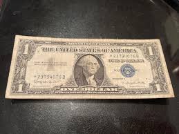 1957-B $1 Dollar Silver Certificate STAR Note BLUE SEAL | eBay