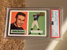 2001 Topps Archives Johnny Unitas PSA 9 Retro Rookie DEAD CENTERED card | eBay