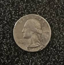1965 Washington Silver Quarter No Mint Mark Multiple Errors ...