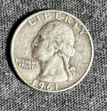 ERROR 1961 D - WASHINGTON SILVER QUARTER | eBay