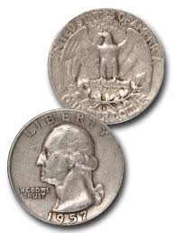 CQ-957D - 1957-D George Washington Silver Quarter - Mystic ...