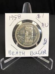1958 Canadian Death Dollar