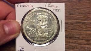 Canada 1 Dollar 1958 (Large Silver Coin of the Week Jun 20 ...