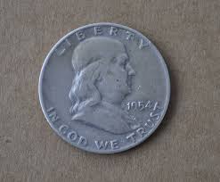 Benjamin Franklin - Silver Half Dollar - Benjamin Franklin ...
