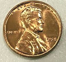 1958 D Red GEM Brilliant Uncirculated Lincoln Wheat Cent Penny | eBay