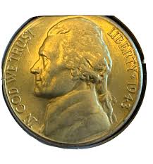 1943 S Jefferson Nickel. WARTIME SILVER ALLOY - Uncirculated ...