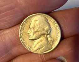 5 Cent Coins, 1947, 1957 and 1961, Jefferson, United States ...