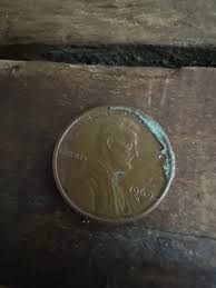 1969 D Lincoln Penny With Error on Top Rim, and "l" in ...