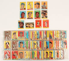 1958 Topps Complete Set of (495) Baseball Cards with #1 Ted ...