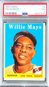 Lot Detail - 1958 Topps #5 Willie Mays - PSA VG 3