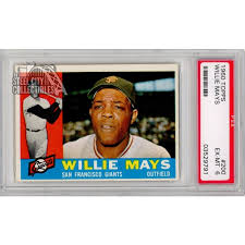 Willie Mays 1960 Topps Baseball Card #200 PSA 6 EX-MT ...
