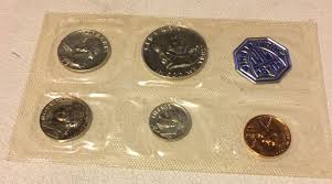 1959 United States Treasury Dept. Mint Proof Coins Set W ...