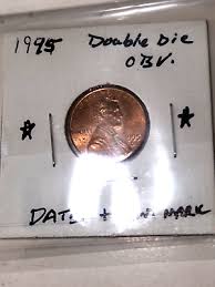 1995 D Lincoln Cent , Double Die Obverse/RAW! /UNCERTIFIED ...