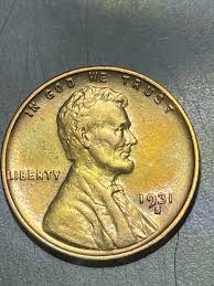 1931-S Lincoln wheat Penny perfect condition