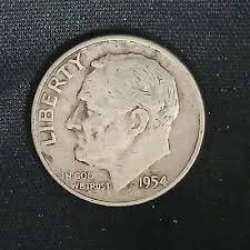 1954-D Roosevelt 90% Silver Dime ~ Free Shipping! | eBay