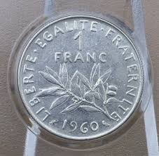 1960 France 1 Franc Coin – Treasure Hunter Co