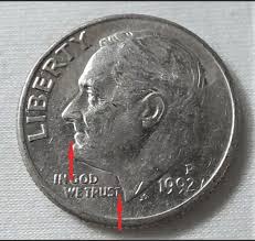 1992 P Obverse Die Clash Error (Under Nose | Mercari