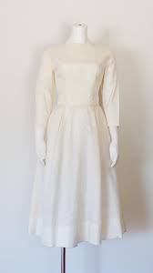 1950s Midi Wedding Dress - Etsy