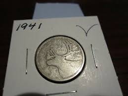 1941 - Canada Silver 25 Cent - Canadian quarter | eBay