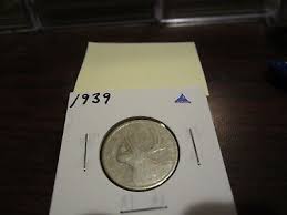 1939 - Canada - 25 cent coin - silver Canadian quarter | eBay