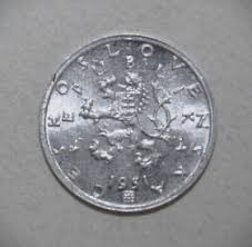 S9 - Czechoslovakia 50 Haleru 1951 Brilliant Uncirculated ...