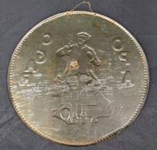 Sold at Auction: EMBOSSED TIN SIGN OPIA CIGAR BINGHAMPTON NY