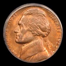 Sold at Auction: $ ***Auction Highlight*** PCGS 1973-d Jefferson Nickel Mint Error Struck On 1c Planchet 5c Graded ms63 By PCGS (fc)