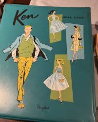 Vintage Ken Teal Case With Ken Doll And Accessories 1960S | eBay