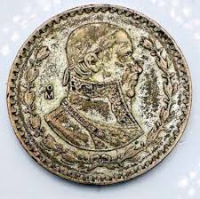 1963 Un Peso Mexico 💥Textile Toning💥 | eBay